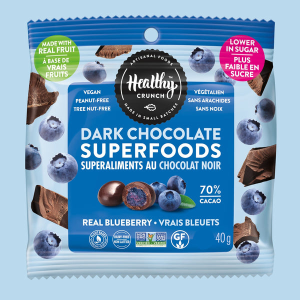 Blueberry Dark Chocolate Superfoods Single Serve Healthy Crunch