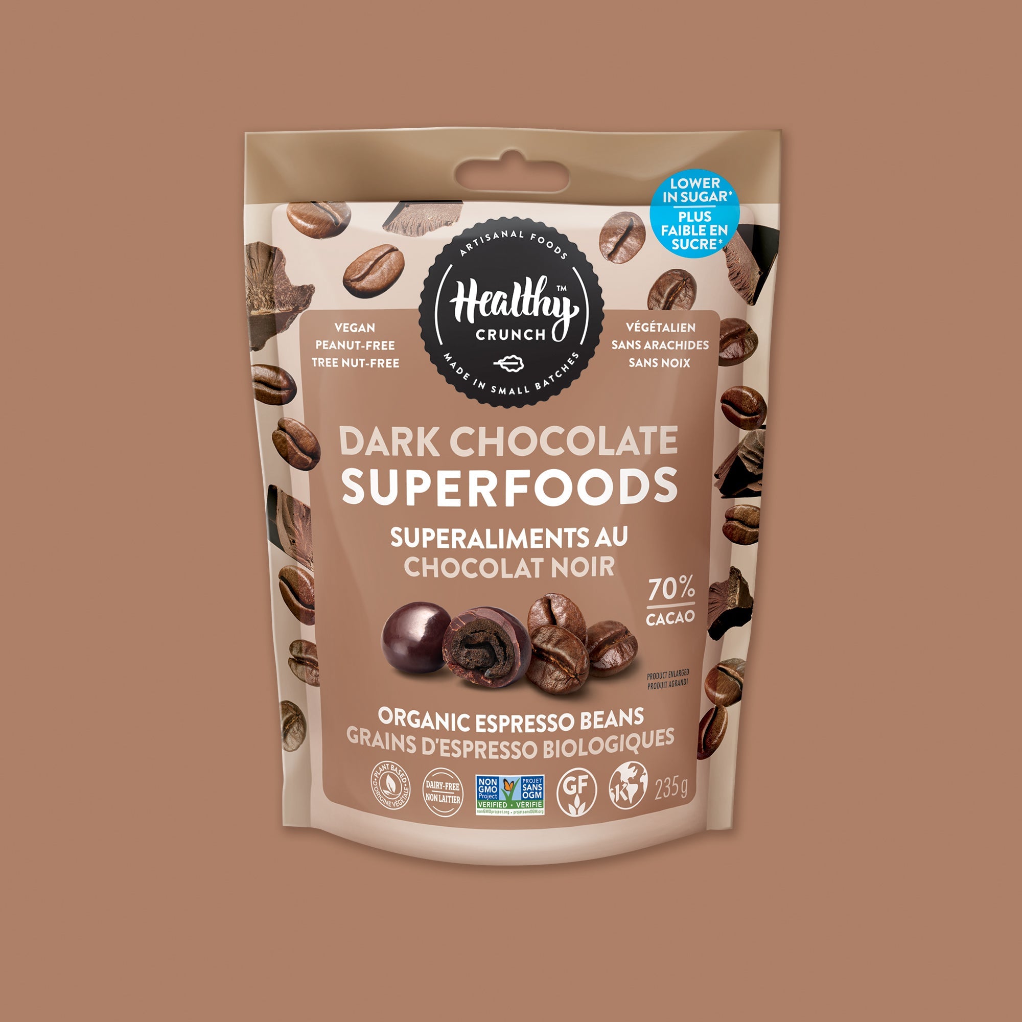 Organic Espresso Coffee Bean Dark Chocolate Superfoods