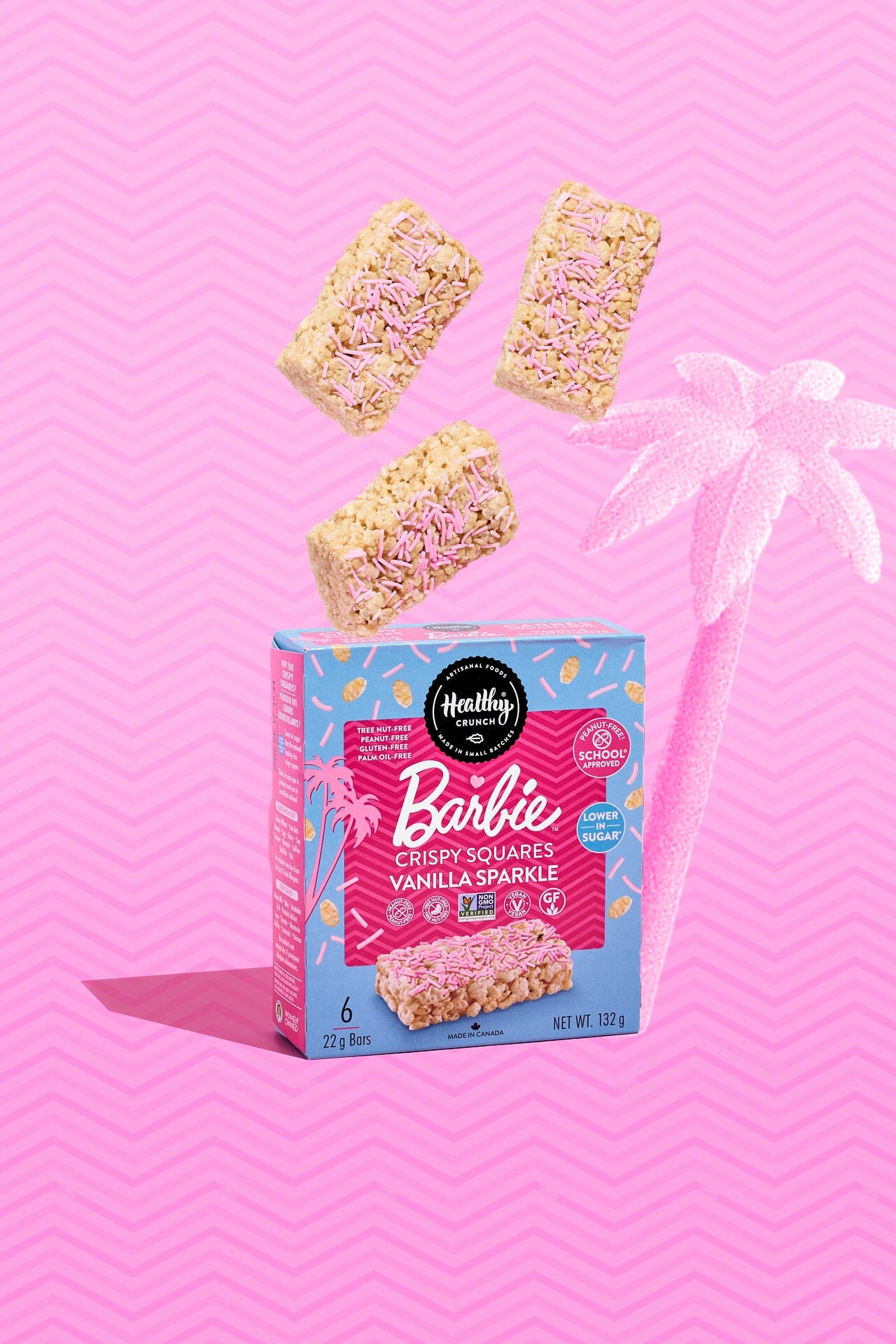 Barbie Vanilla Sparkle Crispy Squares