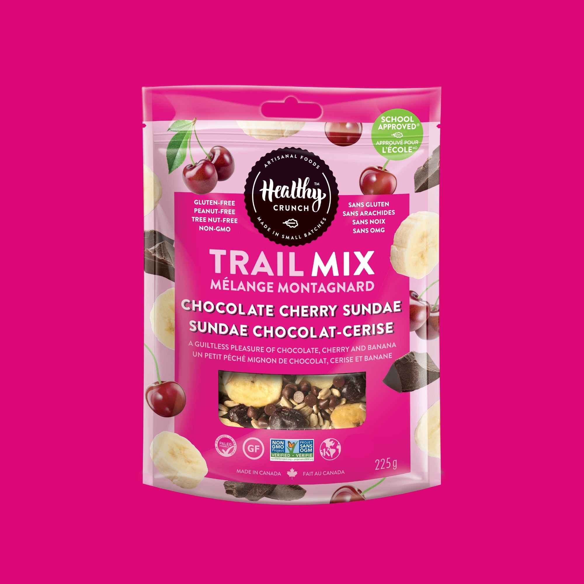 Chocolate Cherry Banana Trail Mix