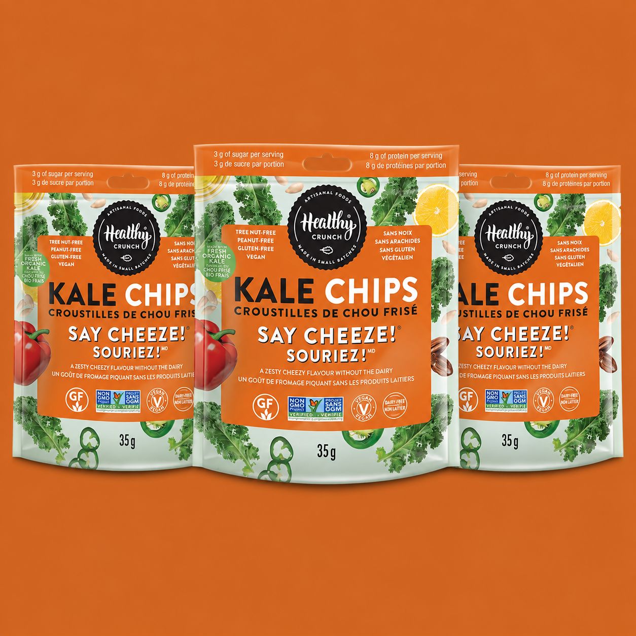 Say Cheeze! Kale Chips