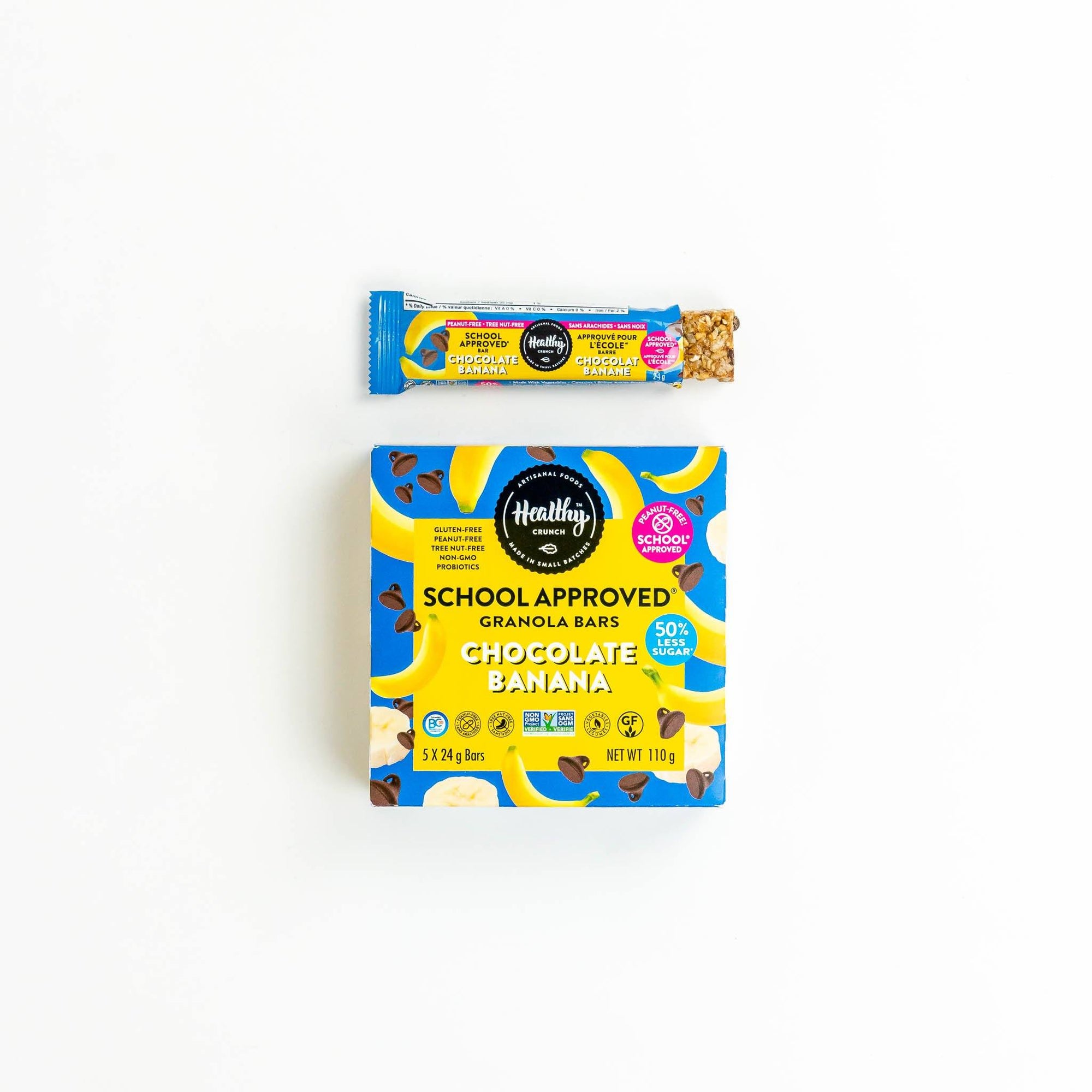 Chocolate Banana Granola Bars