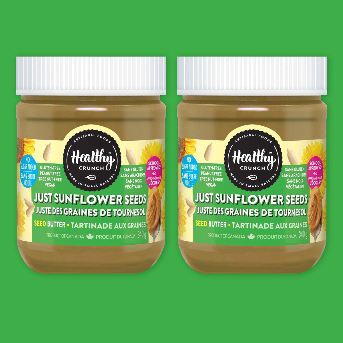 Just Sunflower Seed Butter (No Sugar Added)