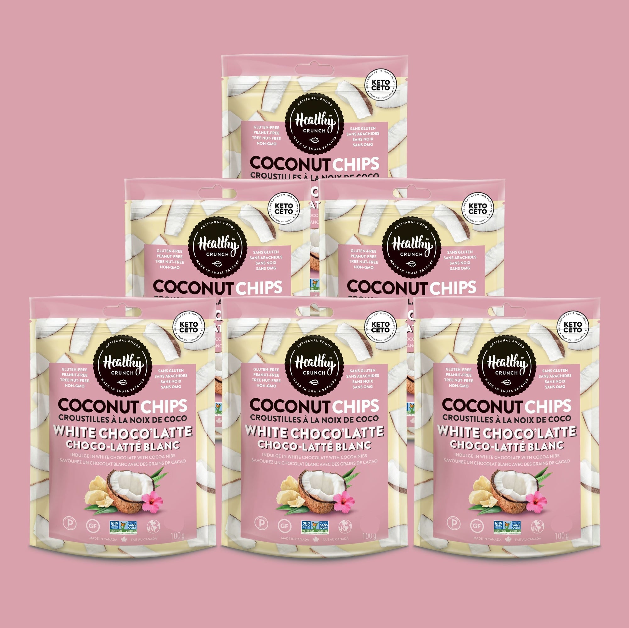 White Choco'Latte Coconut Chips